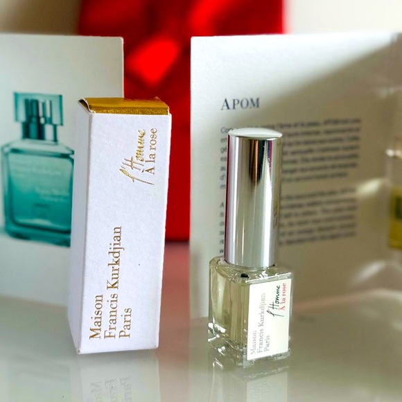 Maison F Kurkdjian A LA ROSE HOMME UNISEX, APOM, AQUA MEDIA perfume samples - Picture 1 of 4